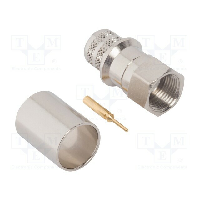 AMPHENOL RF Connector: F; plug; male