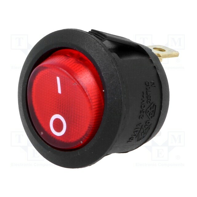 SCI ROCKER; SPST; Pos: 2; ON-OFF