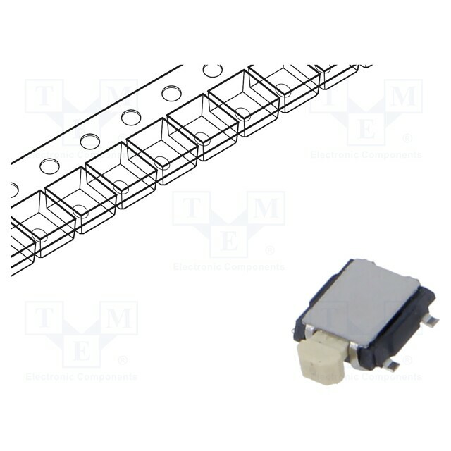 C&K Microswitch TACT; SPST-NO; Pos: 2