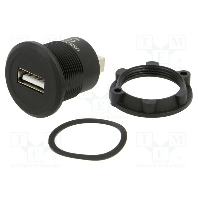 ONPOW Adapter; USB A socket,both