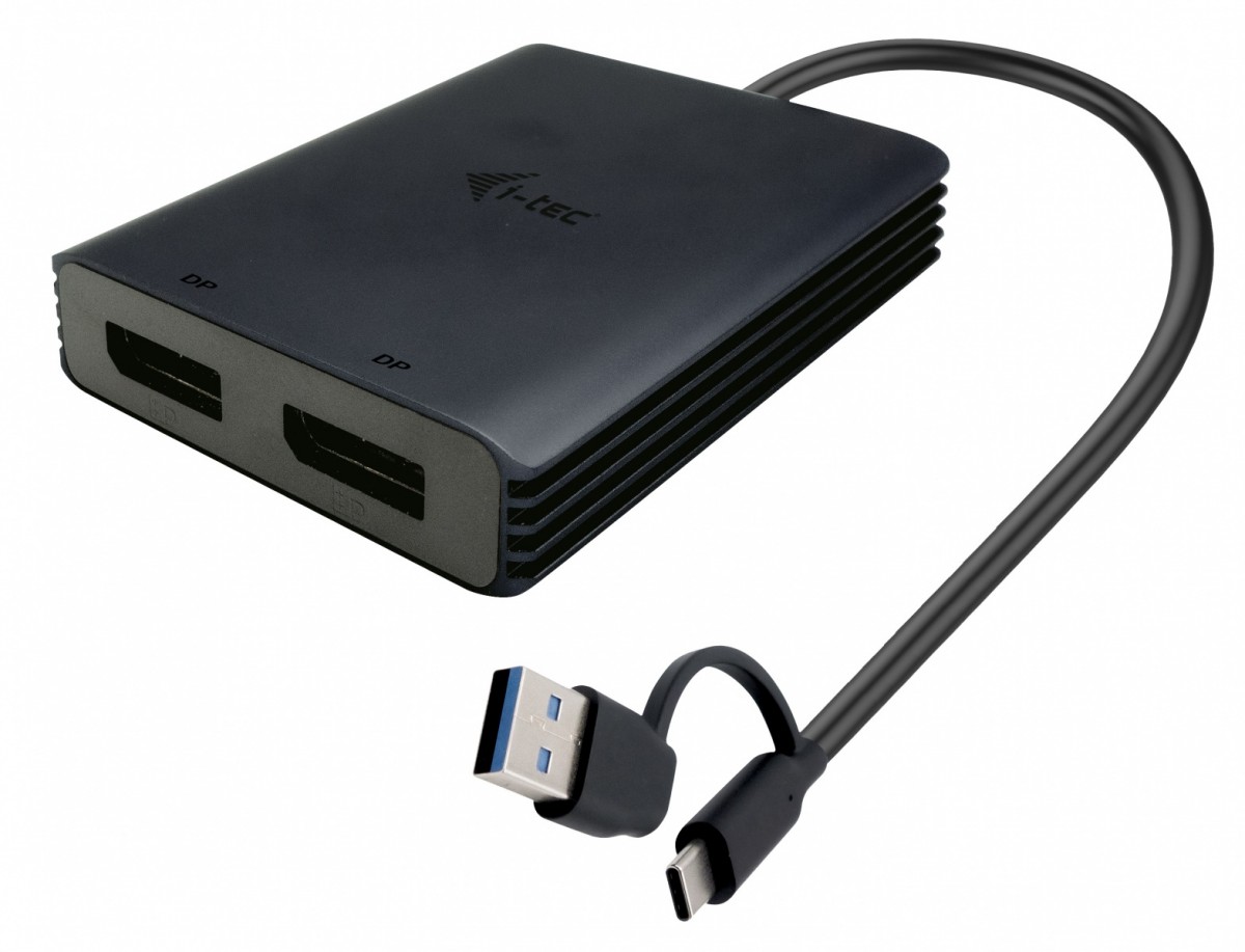 I-TEC Adapter Video USB-A/USB-C Dual 4K/60