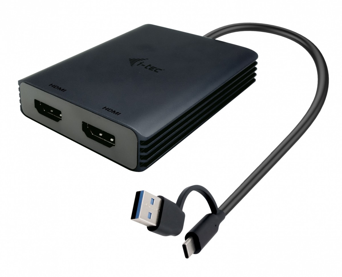I-TEC Adapter USB-A/USB-C Dual 4K/60 Hz