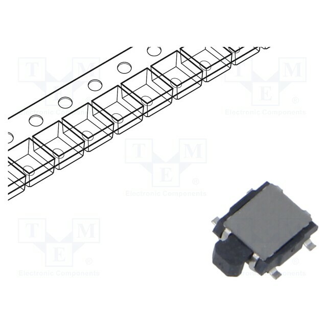 C&K Microswitch TACT; SPST-NO; Pos: 2