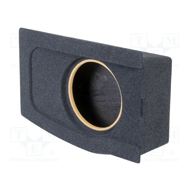 BASSER Car loudspeaker enclosure; MDF; black