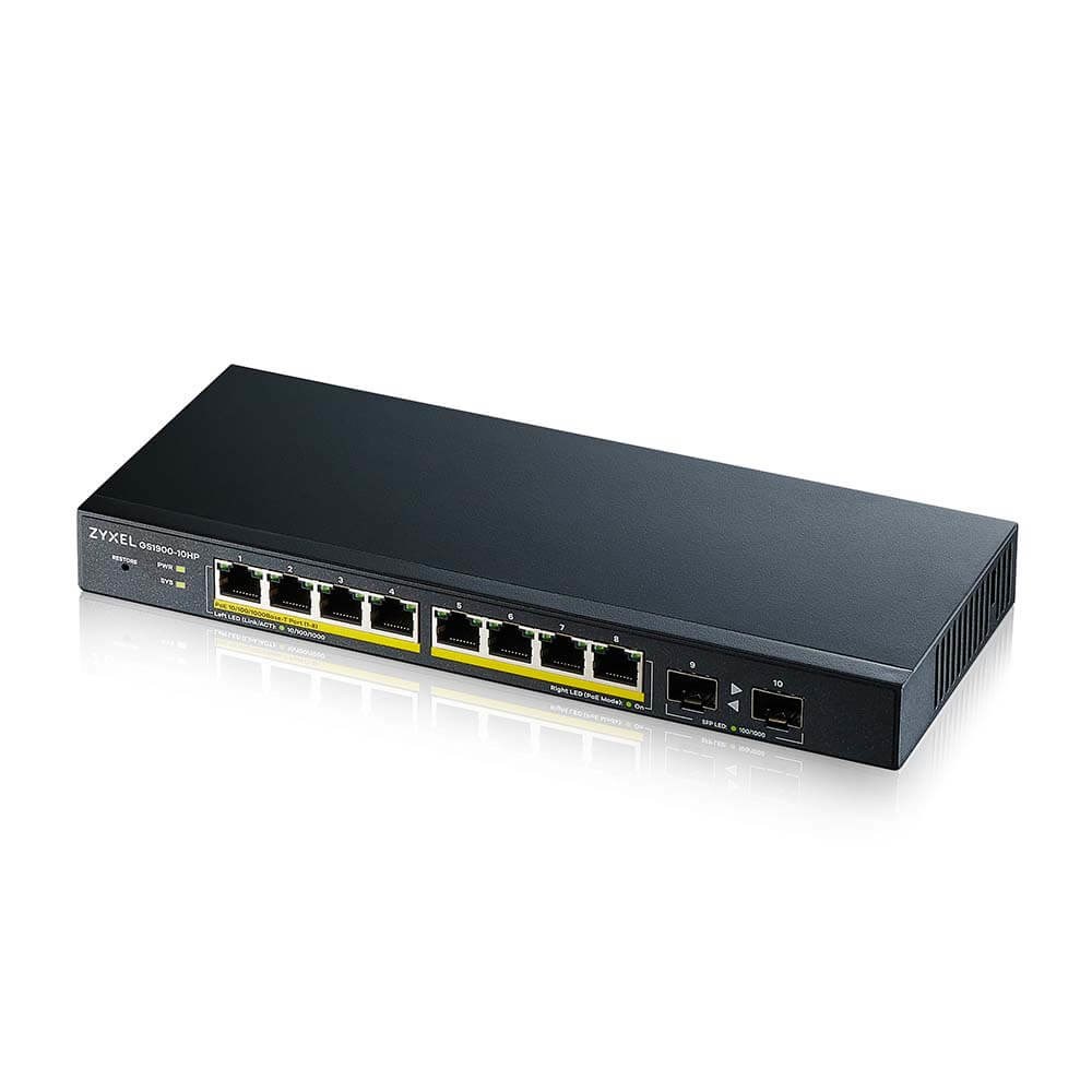 Zyxel GS1900-10HP Managed L2 Gigabit Ethernet