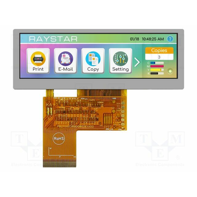 RAYSTAR OPTRONICS Display: TFT; 3.9&quot