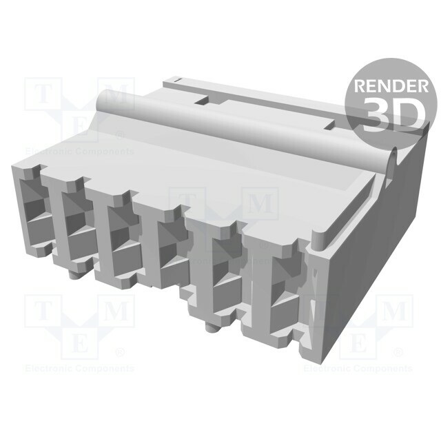 TE CONNECTIVITY Connector: wire-board; plug; female
