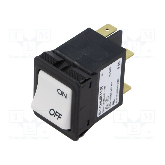 SCHURTER Circuit breaker; Urated: 240VAC; 60VDC