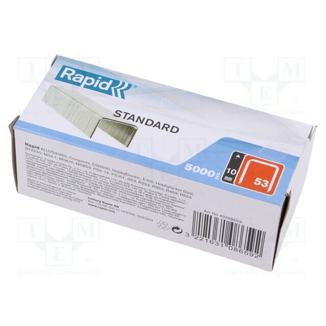 RAPID Staples; 10mm; 5000pcs; TYP 53
