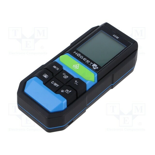 HÖGERT TECHNIK Distance meter; LCD; 50mm÷40m