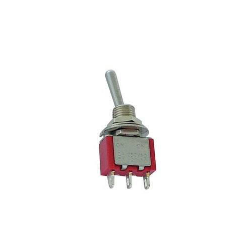 VERTICAL TOGGLE SWITCH SPDT (ON)-OFF-(ON) |
