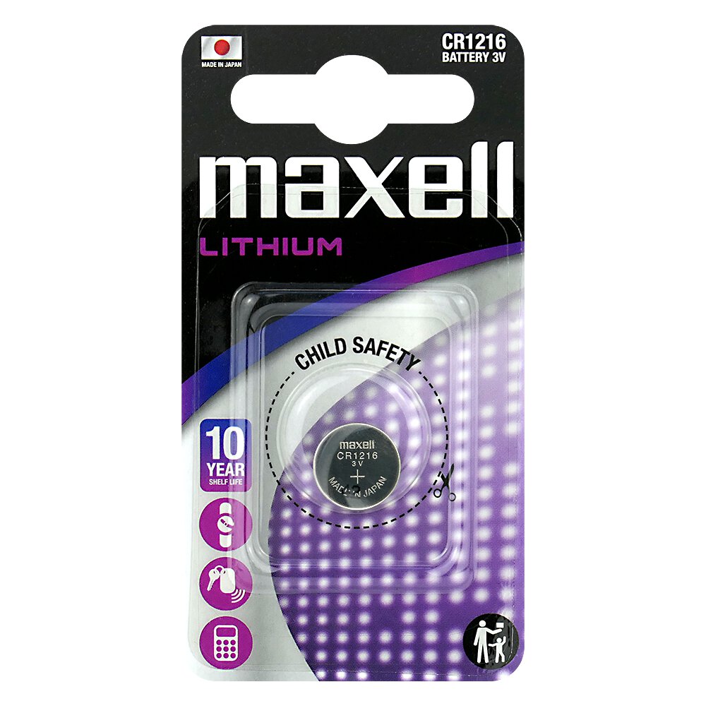 CR1216 1BL Maxell (bateria litowa) |