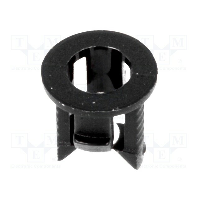 FIX&FASTEN LED holder; 3mm; one-piece; black