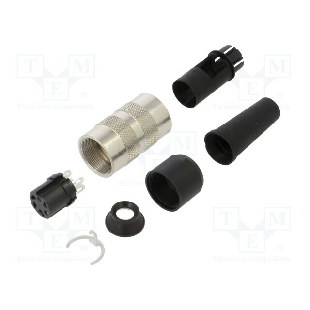 BINDER Connector: M16; plug; female; PIN: