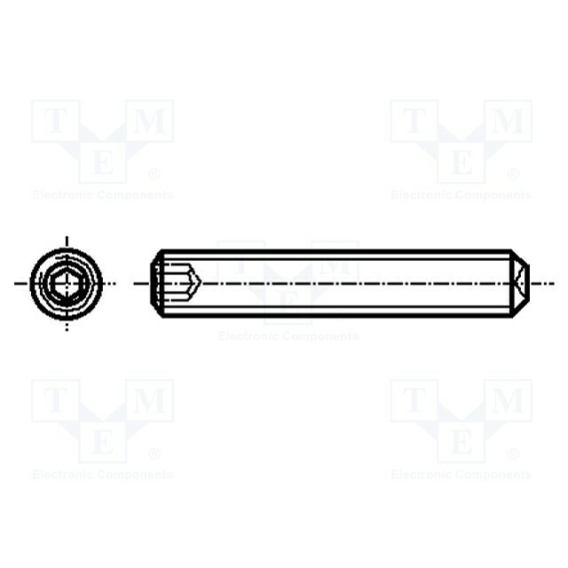 BOSSARD Screw; M2; M2x2.5; 0