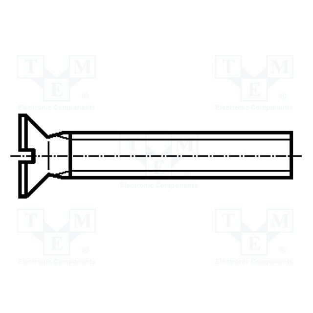 BOSSARD Screw; M3; M3x6; 0.5