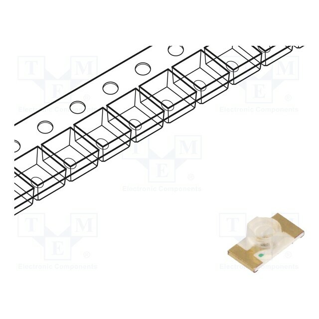 KINGBRIGHT ELECTRONIC LED; yellow; SMD; 1206