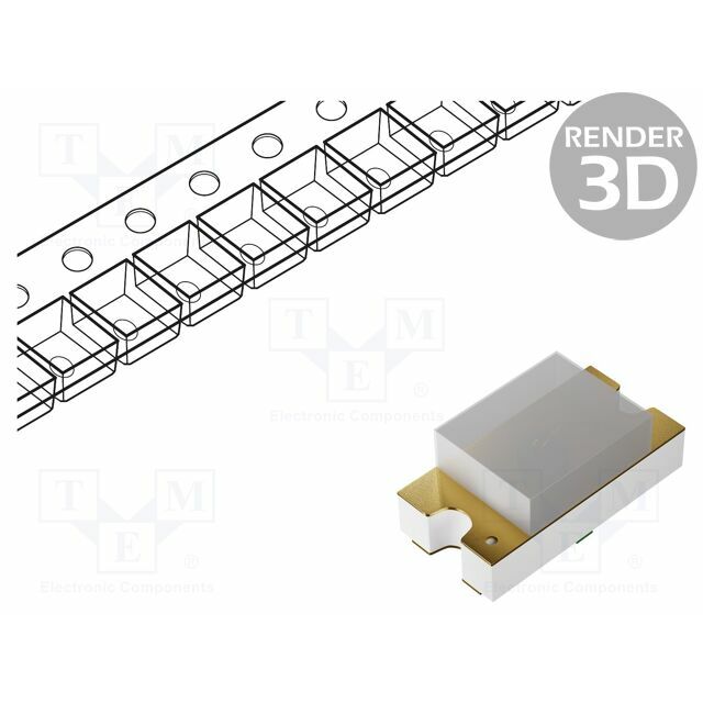KINGBRIGHT ELECTRONIC LED; yellow; SMD; 1206
