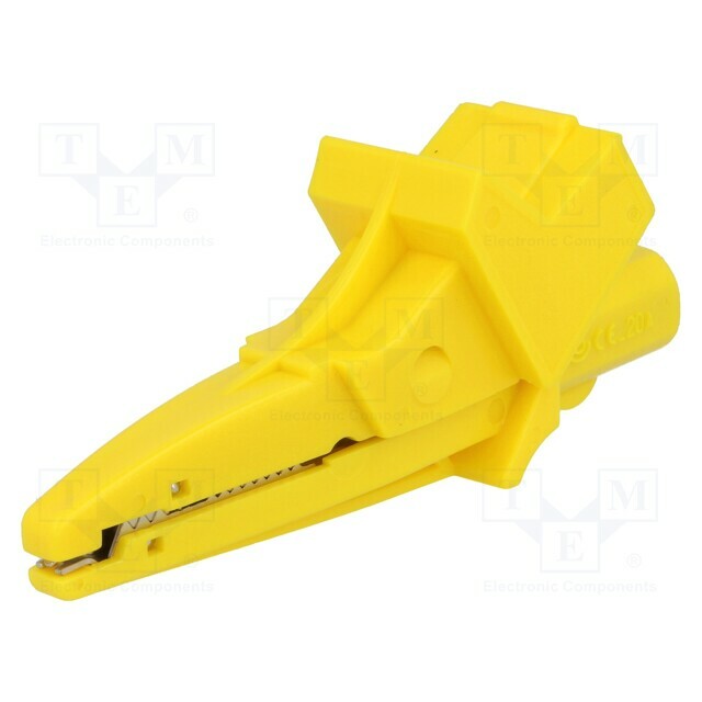 ELECTRO-PJP Crocodile clip; 20A; 1kVDC; yellow