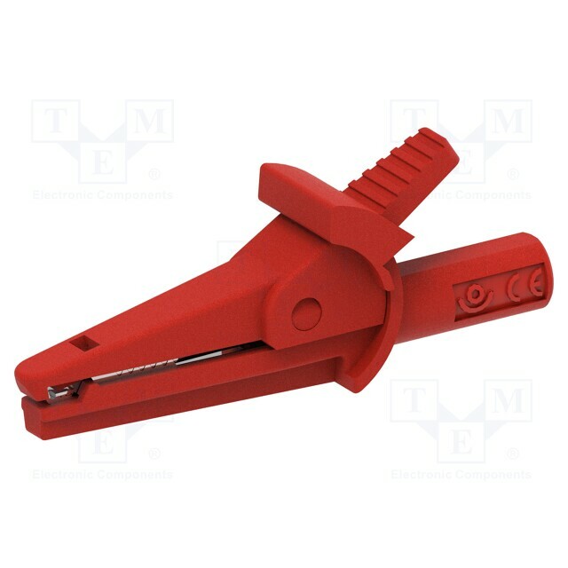 ELECTRO-PJP Crocodile clip; 10A; 600V; red
