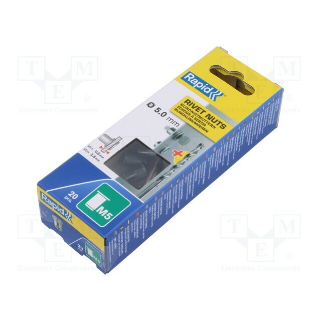 RAPID Rivet nut; M5; steel; 0