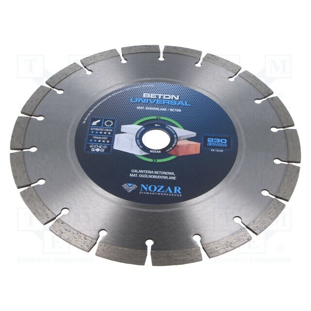 NOZAR DIAMANTWERKZEUGE Cutting diamond wheel; Ø: