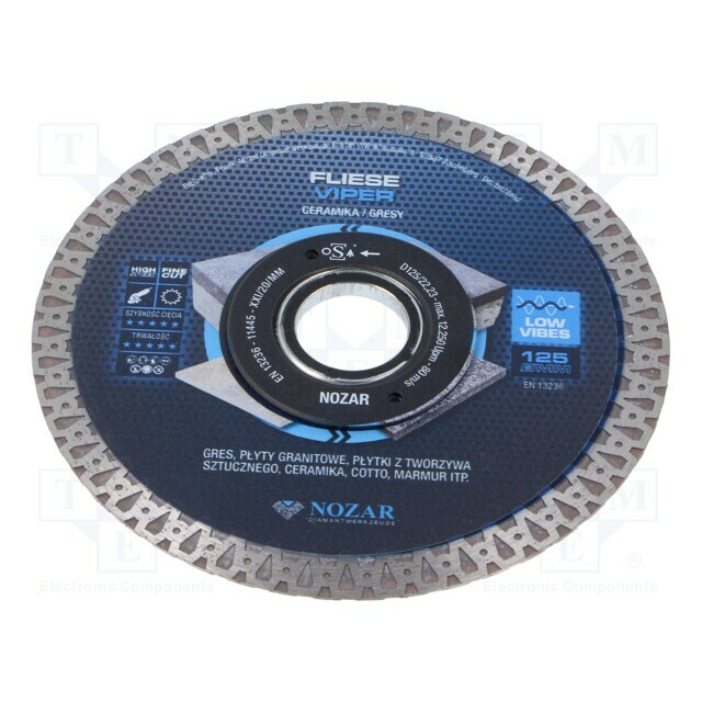 NOZAR DIAMANTWERKZEUGE Cutting diamond wheel; Ø: