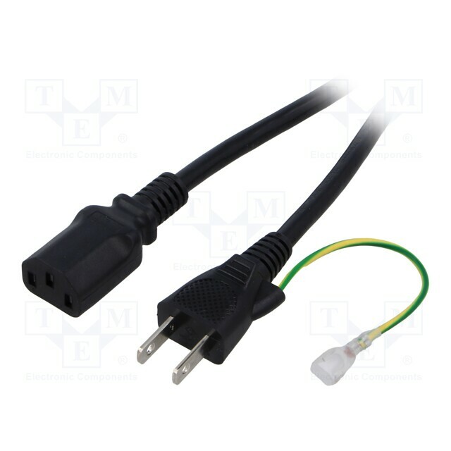 Cable; VCTF; 3x0.75mm2; IEC C13