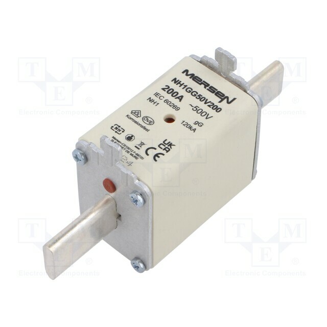 MERSEN Fuse: fuse; NH1; ceramic,industrial