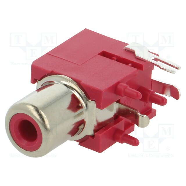 KEYSTONE Connector: RCA; socket; female; angled