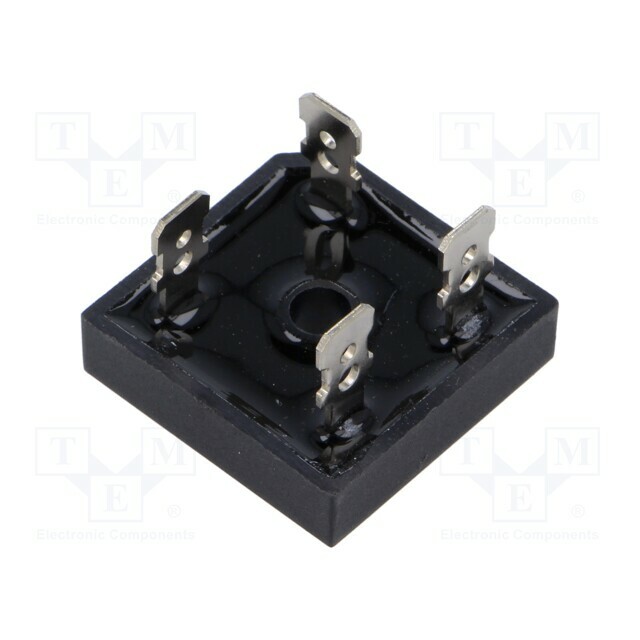DC COMPONENTS Bridge rectifier: single-phase; Urmax:
