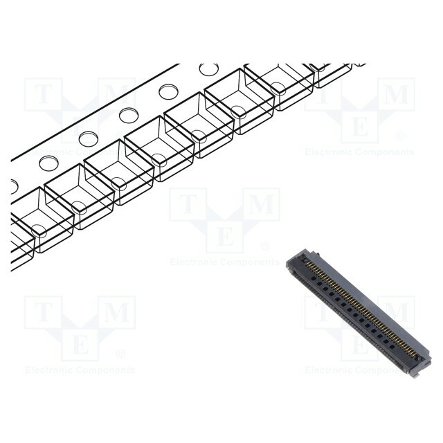 HIROSE Connector: FFC/FPC; gold-plated; SMT; 500mA