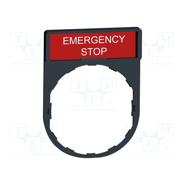 SCHNEIDER ELECTRIC Description label; 22mm; Harmony