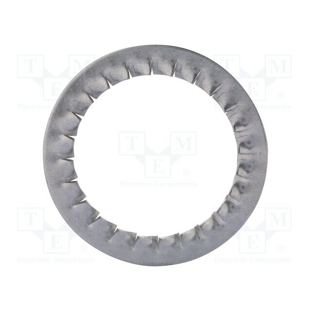 Washer; internally serrated; h=1.5mm; M25x1