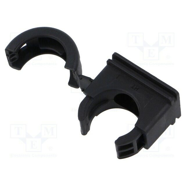 HELLERMANNTYTON Mounting holder; polyamide; HelaGuard; black