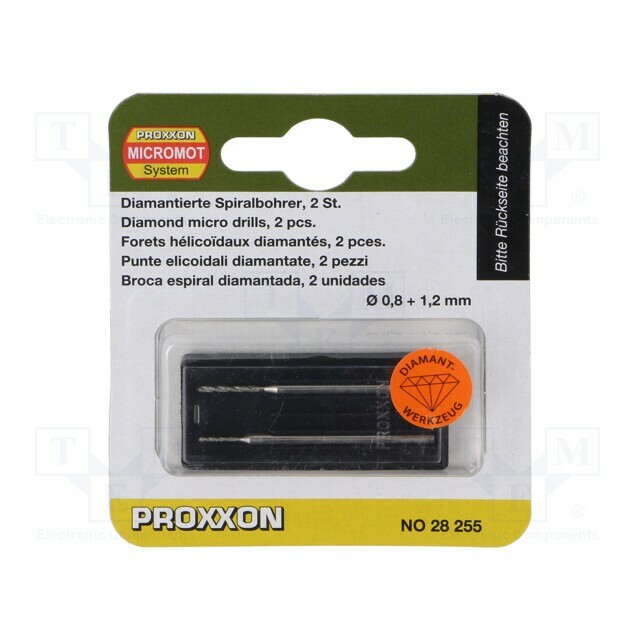 PROXXON Drill bit-kit; Ø: 0.8mm