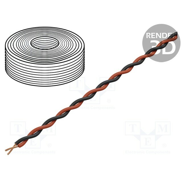 DONAU ELEKTRONIK Wire; 2x0.04mm2; stranded