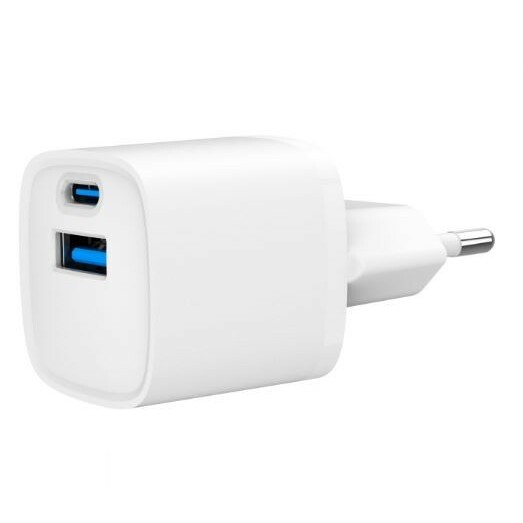 GEMBIRD Fast Charger TA-UC-PDQC20-W-01 USB A+C
