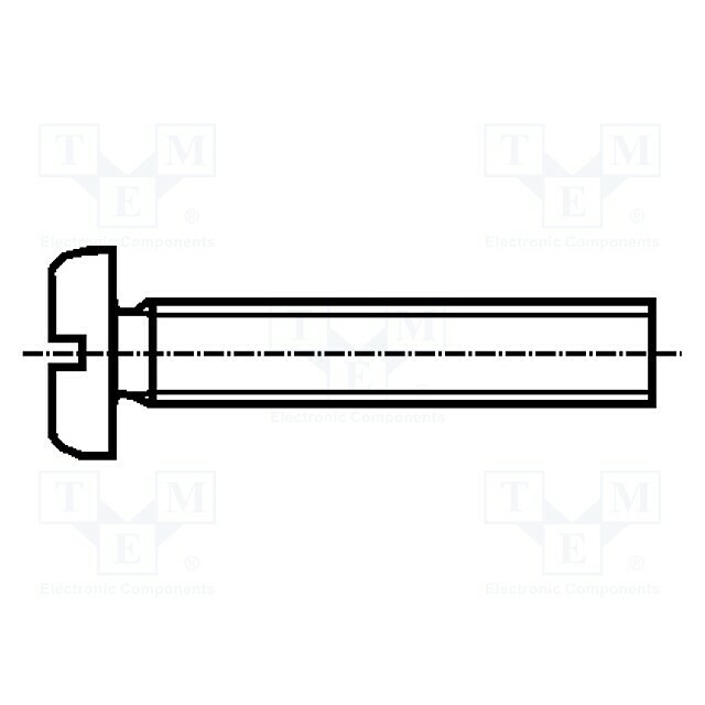 BOSSARD Screw; M5; M5x20; 0.8