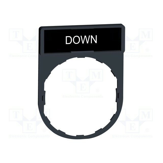 SCHNEIDER ELECTRIC Description label; 22mm; Harmony