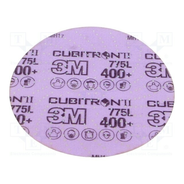Sanding plate; 150mm; Granularity: 400; with