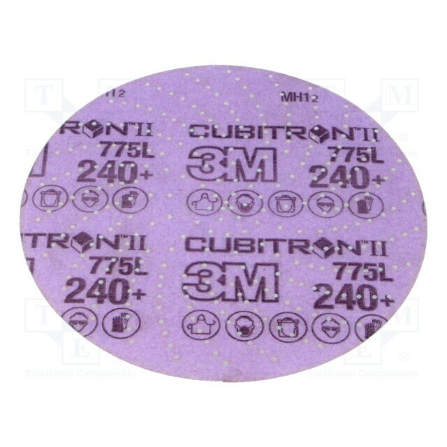 Sanding plate; 150mm; Granularity: 240; with
