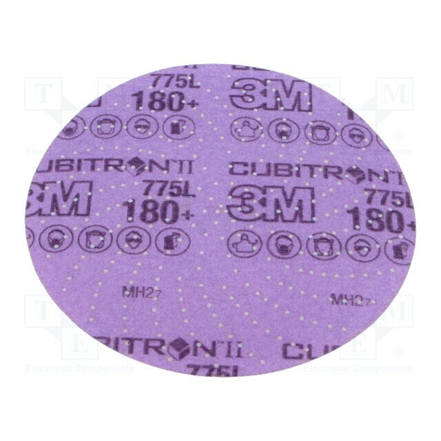 Sanding plate; 150mm; Granularity: 180; with