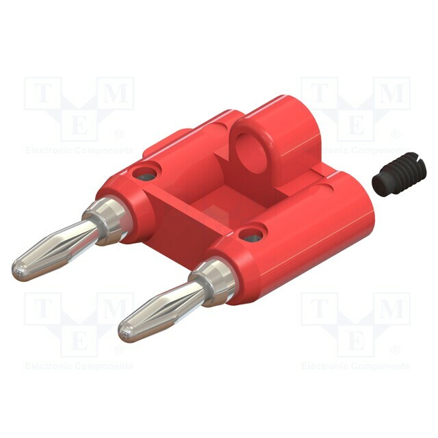 CAL TEST Adapter; red; 15A; banana