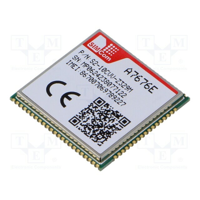 SIMCOM Module: LTE; Down: 10Mbps; Up:
