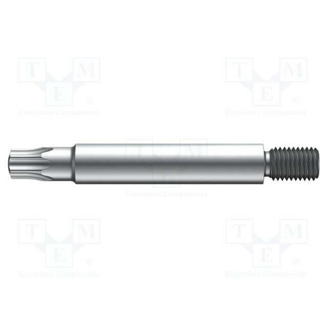 Screwdriver bit; Torx®; TX10; Socket size: