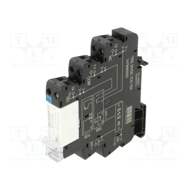 WEIDMÜLLER Relay: interface; Ucoil: 24VDC; SPDT
