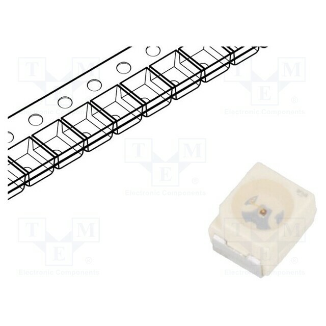 Ams OSRAM LED; yellow; SMD; PLCC2