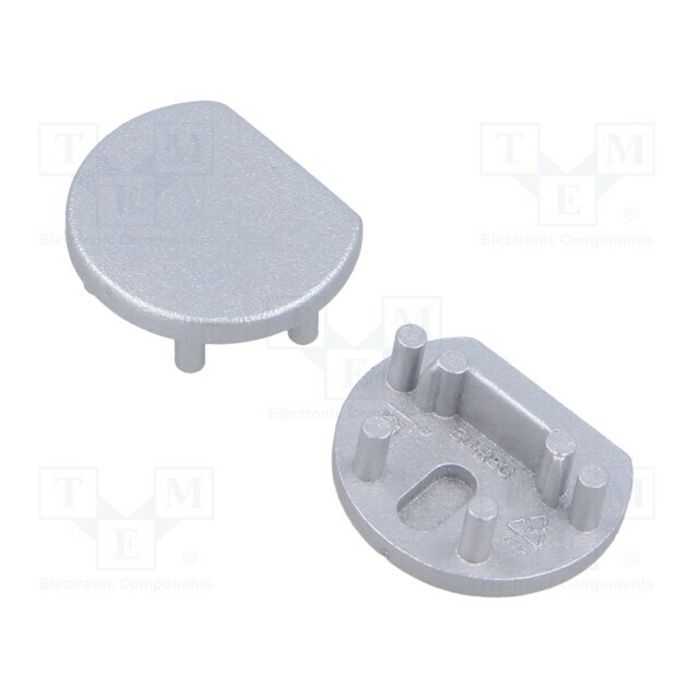 TOPMET Cap for LED profiles; silver
