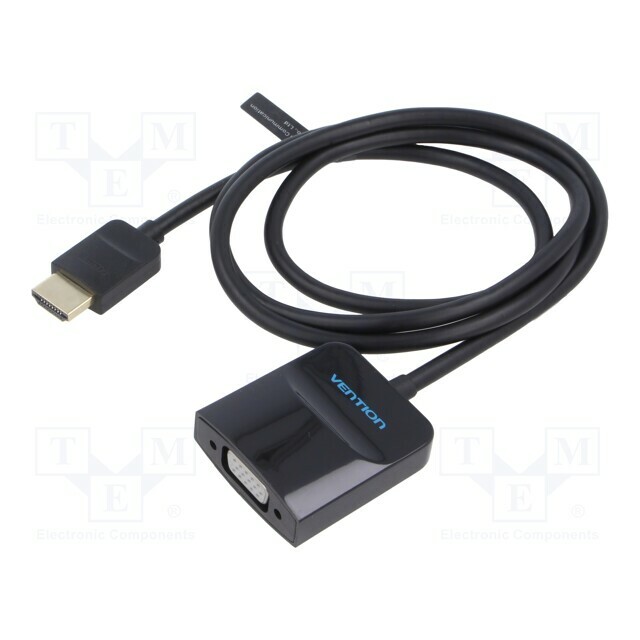 VENTION Converter; HDMI plug,VGA female